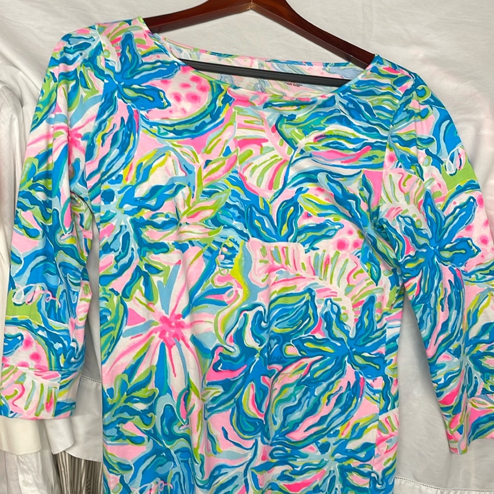 Lily Pulitzer 3/4 sleeve  szMed dress